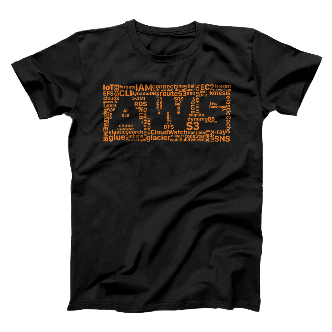 Personalized AWS Microservices Top Service Design T-Shirt