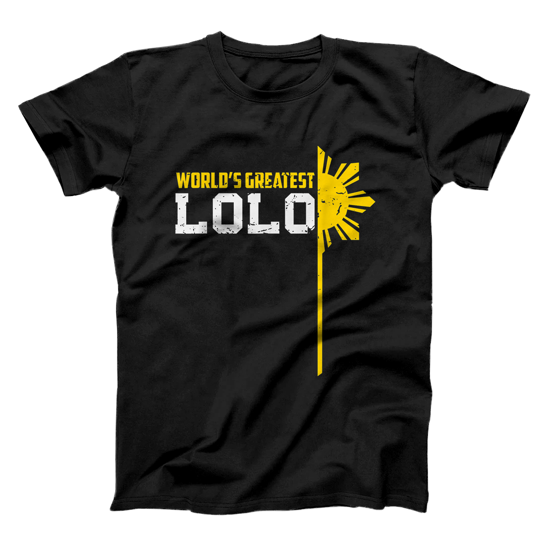 Personalized World s Greatest Lolo Filipino Grandpa T-shirt T-Shirt