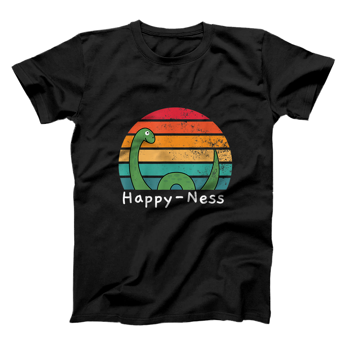 Personalized Happy Ness Cute Nessie Loch Ness Monster T-Shirt