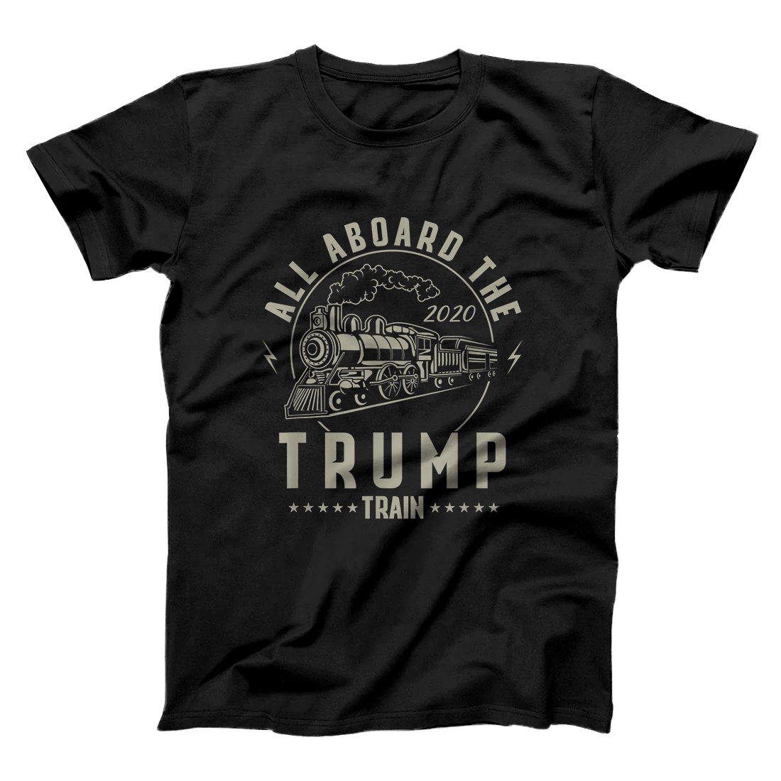 Personalized 2020 Presidential Election Pro Donald Trump All Aboard Train T-Shirt