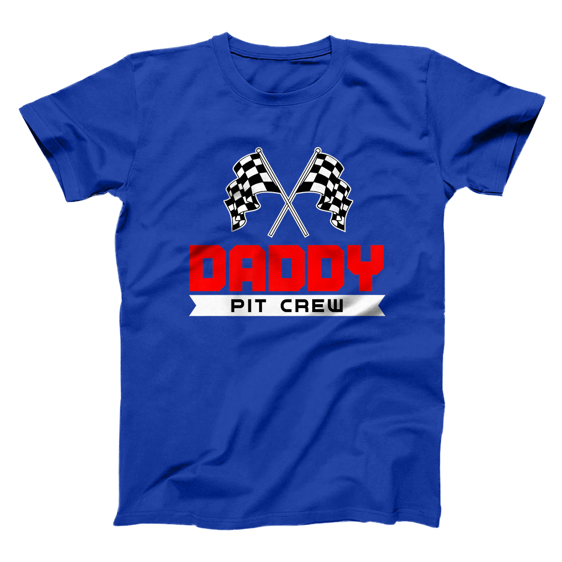 Daddy Pit Crew Funny Birthday Racing Car Race Dad Men Gift Premium T ...