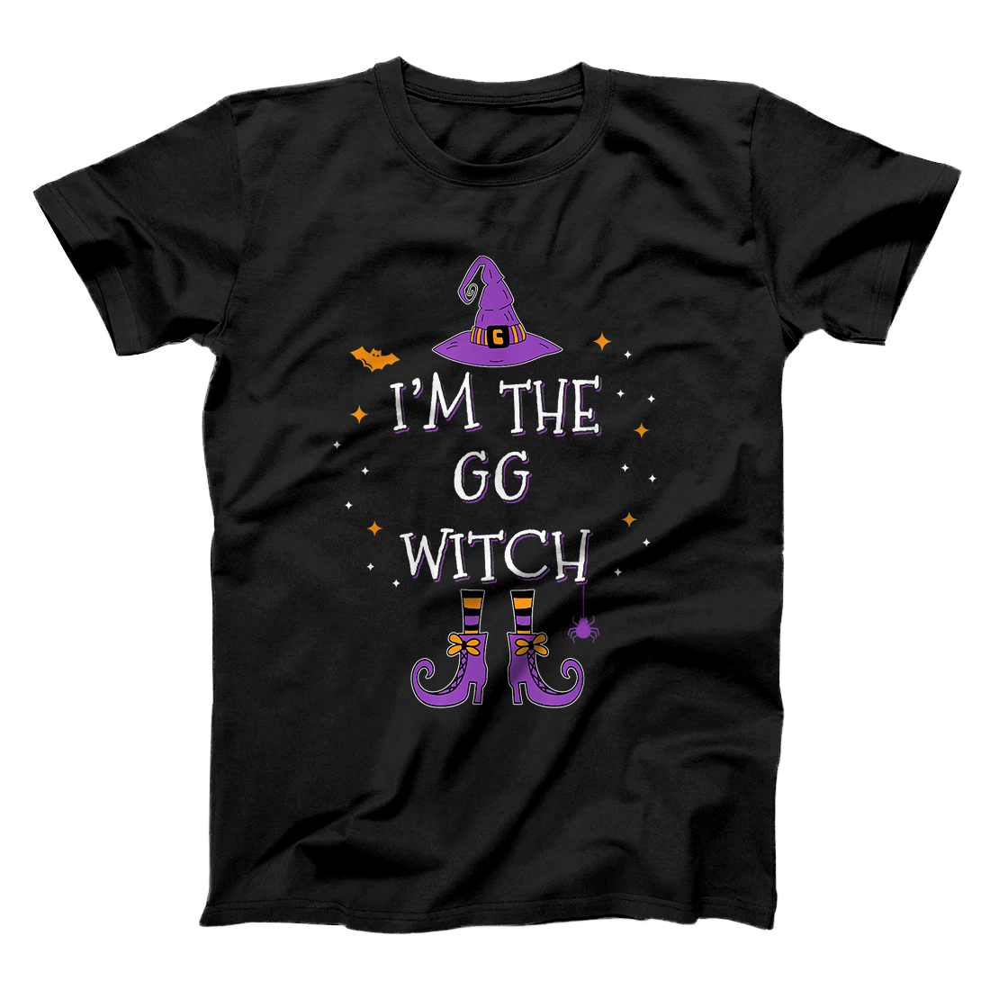 Personalized I'm The GG Witch Halloween Matching Group Costume T-Shirt