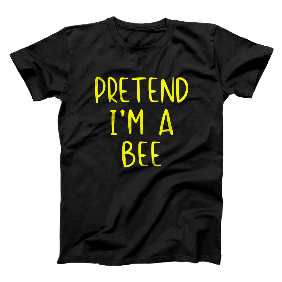 Personalized Pretend Bee Costume Halloween Lazy Easy T-Shirt