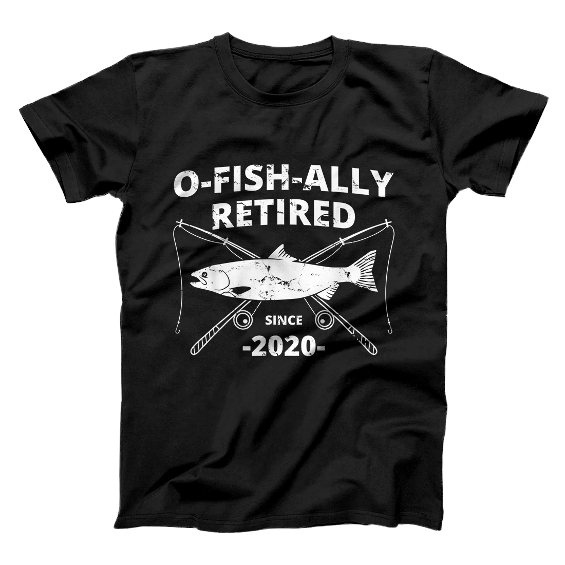Personalized O-Fish-Ally Retired 2020 | Fishing Retirement T-Shirt