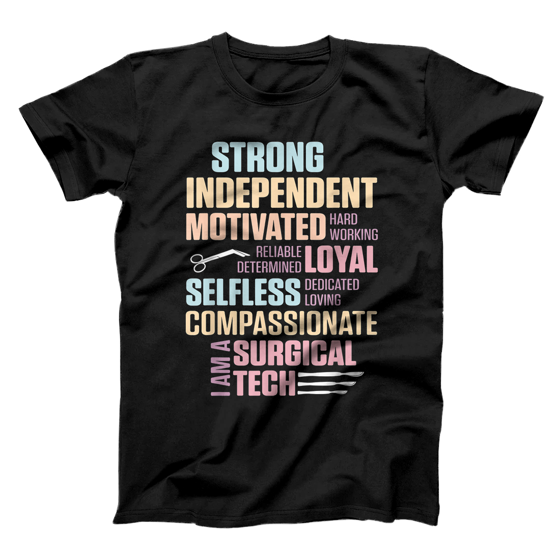 Personalized Surgical Technologist Rely Scrub Tech T-Shirt