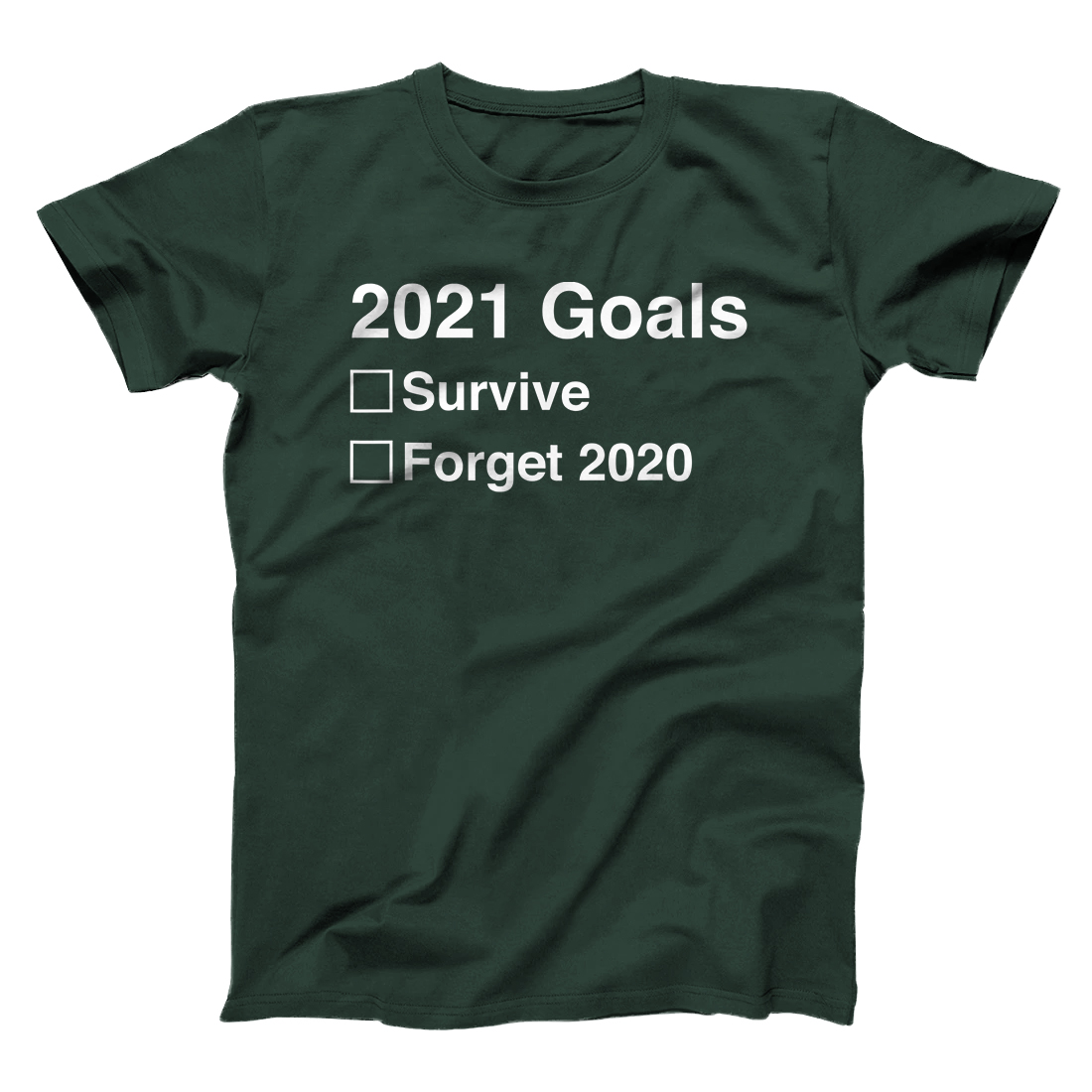 Personalized 2021 goals funny new year's 2021 new year's eve gift T ...