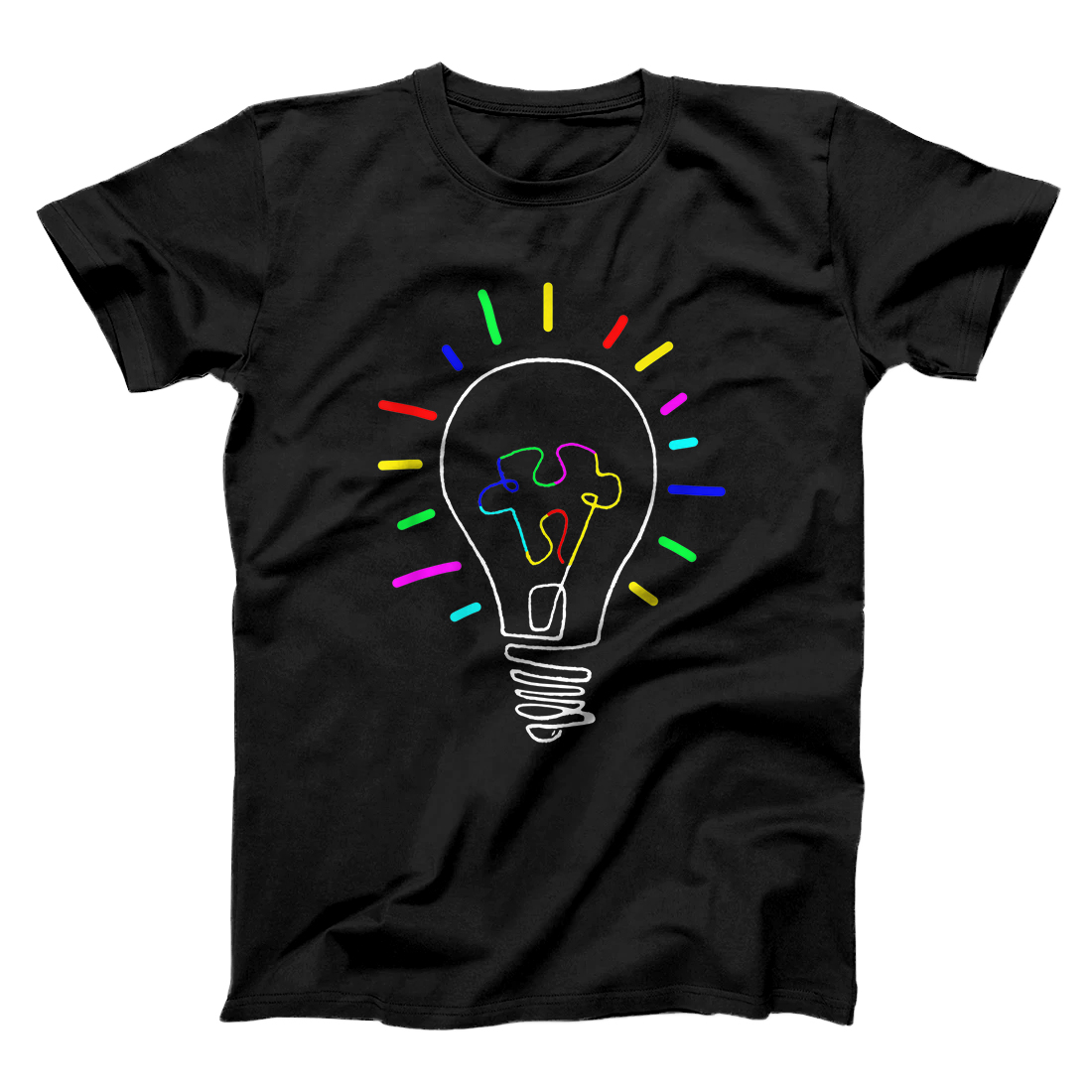 Personalized Unique Autism Awareness Illustration For Autism Support T-Shirt