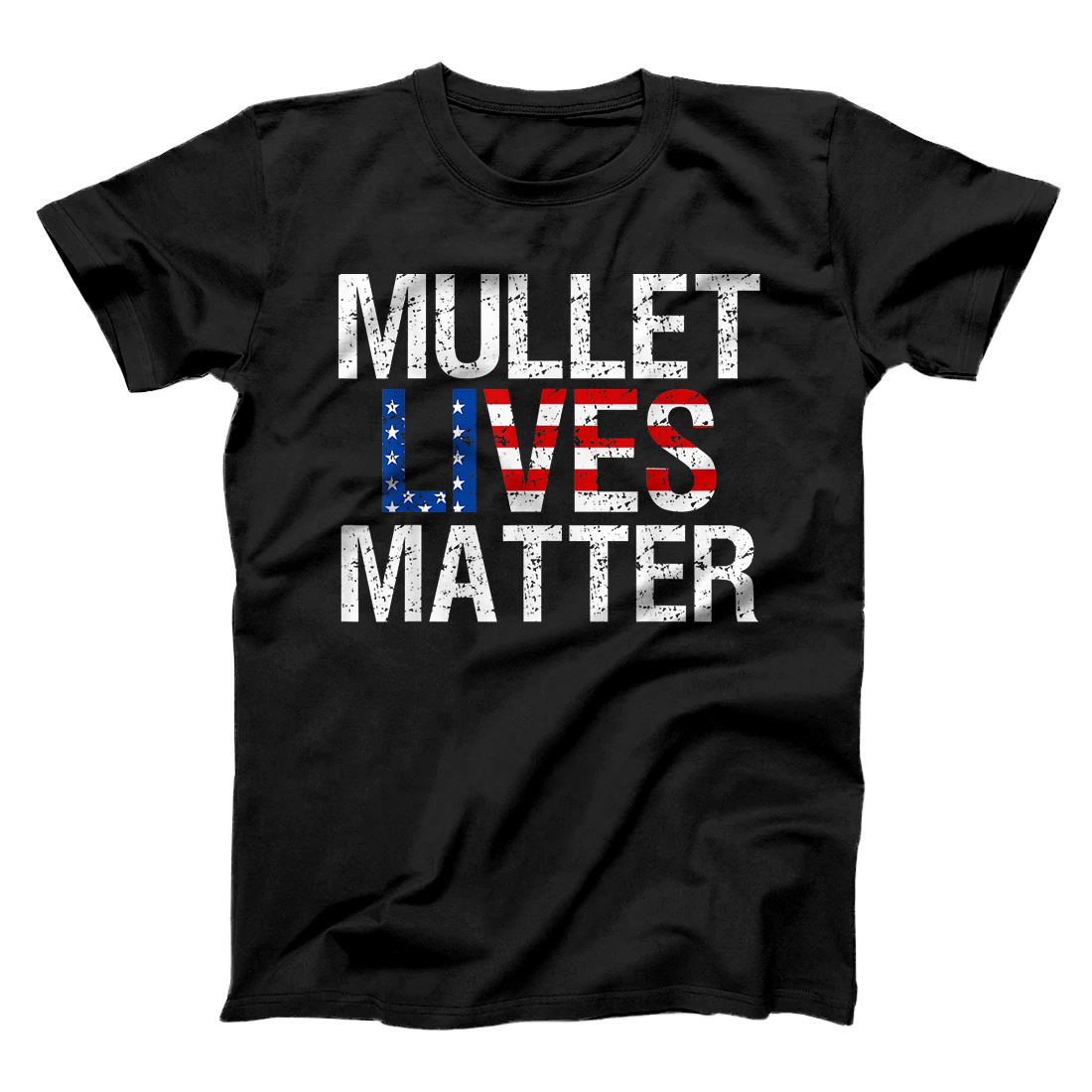 Personalized Mullet Lives Matter Shirt Funny Redneck Gift T-Shirt T-Shirt