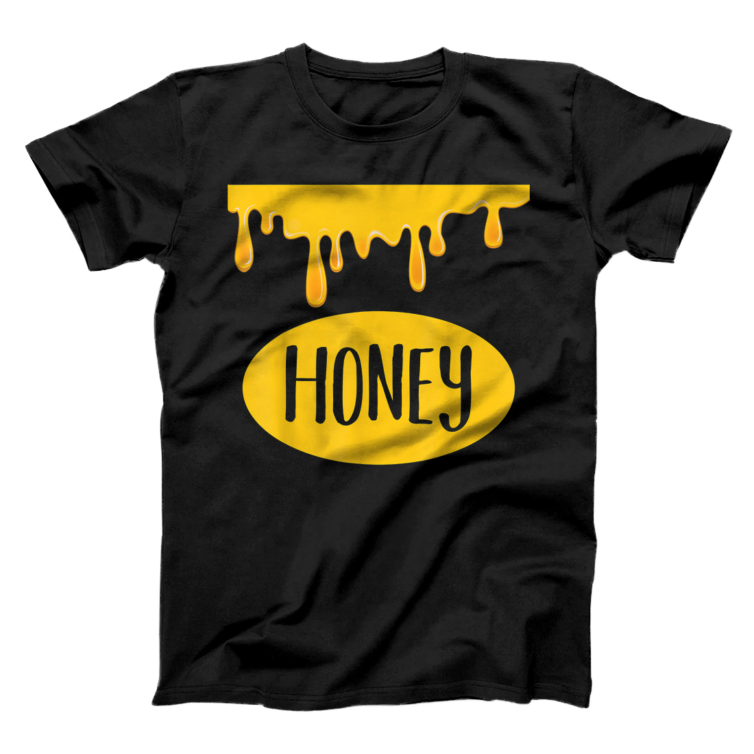 Personalized Honey Jar Funny Lazy Halloween Matching Costume Honeypot T-Shirt