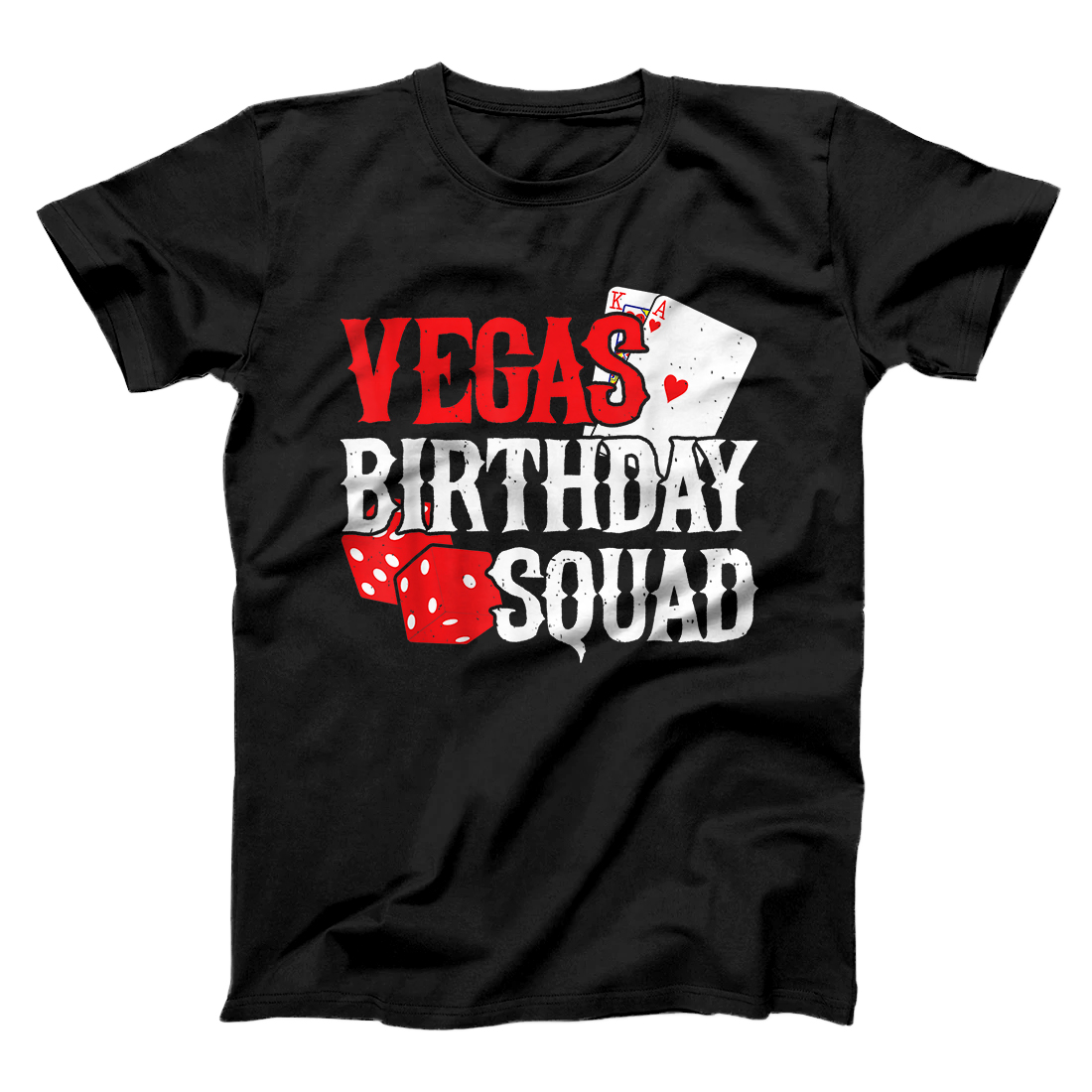 Personalized Las Vegas Birthday Party - Group Gift - Vegas Birthday Squad T-Shirt