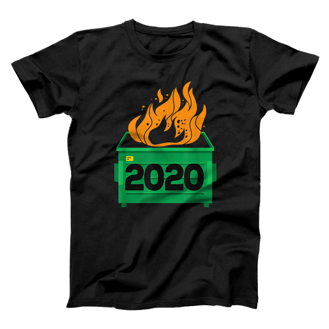 Personalized Dumpster Fire 2020 Sucks Funny Trash Garbage Fire Worst Year T-Shirt