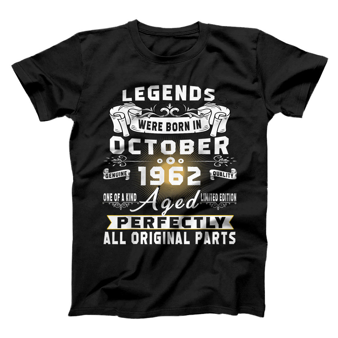 Personalized Legends Were Born In October 1962 58th Birthday Gifts T-Shirt