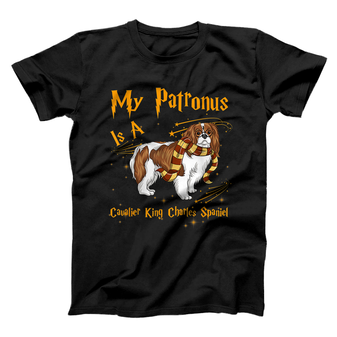 Personalized My Patronus Is A Cavalier King Charles Spaniel Funny Gift T-Shirt