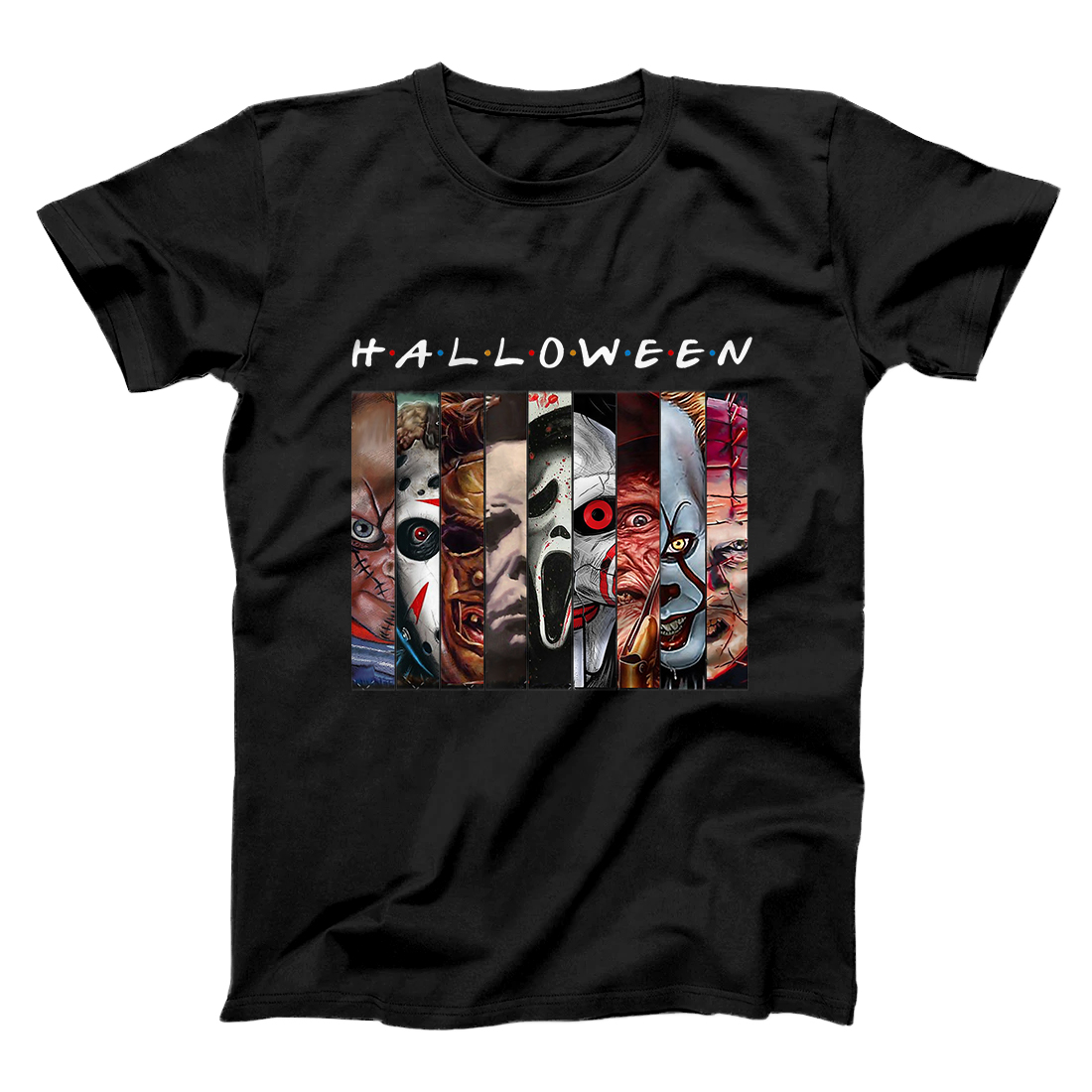Personalized Funny Horror Movie Characters Halloween Costume Gifts T-Shirt
