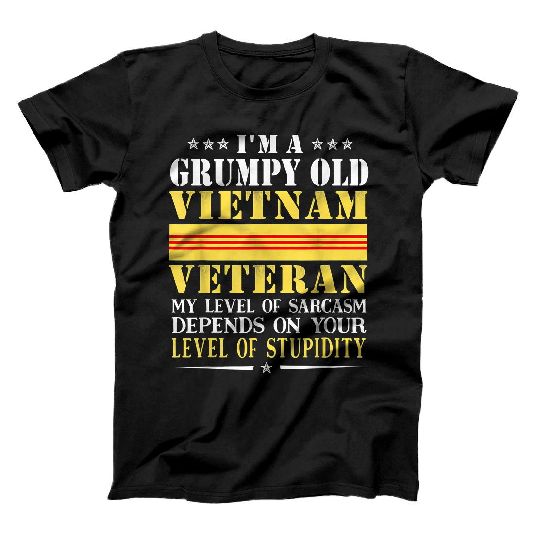 Personalized Grumpy Old Vietnam Veteran Men T-Shirt