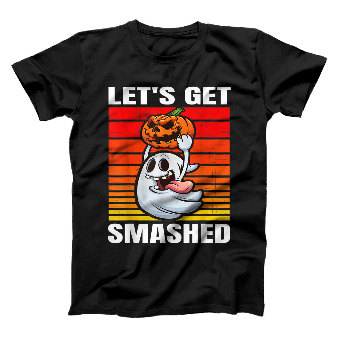 Personalized Let's Get Smashed Halloween Spooky Pumpkin quarantine 2020 T-Shirt