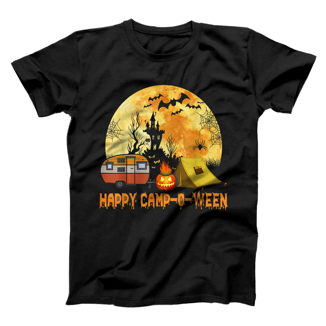Personalized Happy Camp O Ween Camper Halloween Camping Halloween T-Shirt