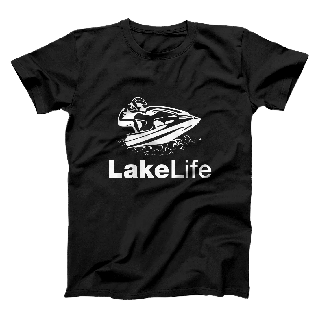 Personalized Stand Up Jet Ski Lake Life 2-Stroke T-Shirt