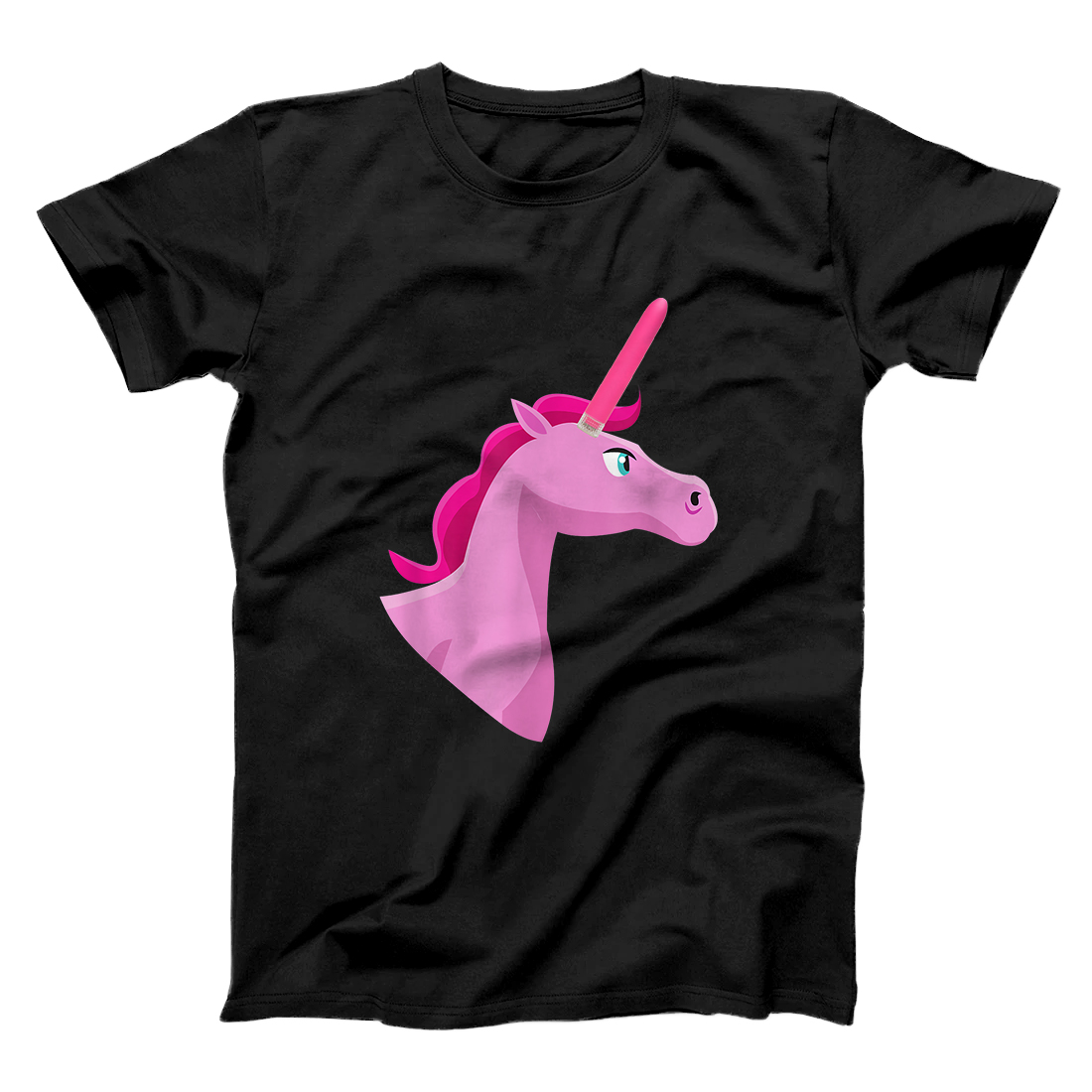 Personalized Unicorn with a vibrator for a horn T-Shirt