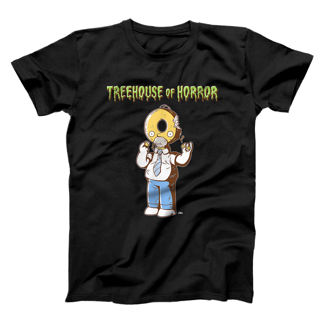 Personalized The Simpsons Treehouse of Horror Homer Donut Head Halloween T-Shirt