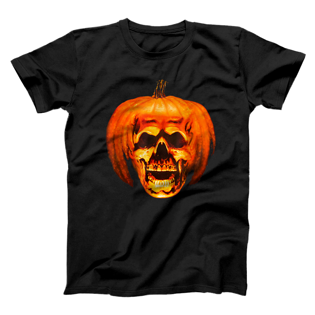 Personalized Halloween Skull Pumpkin version 2 T-Shirt