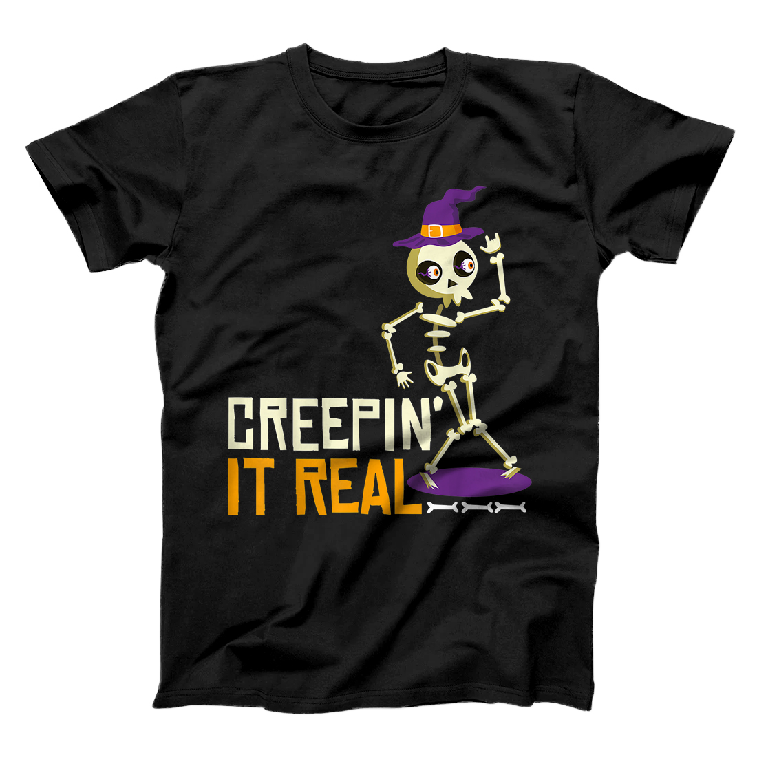 Personalized Creepin In Real Halloween T-Shirt