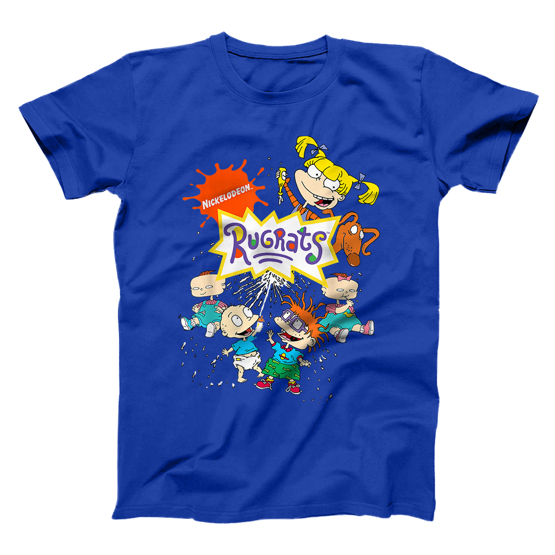 Rugrats Logo With Nick Logo And Rugrats Characters T Shirt All Star Shirt 7152