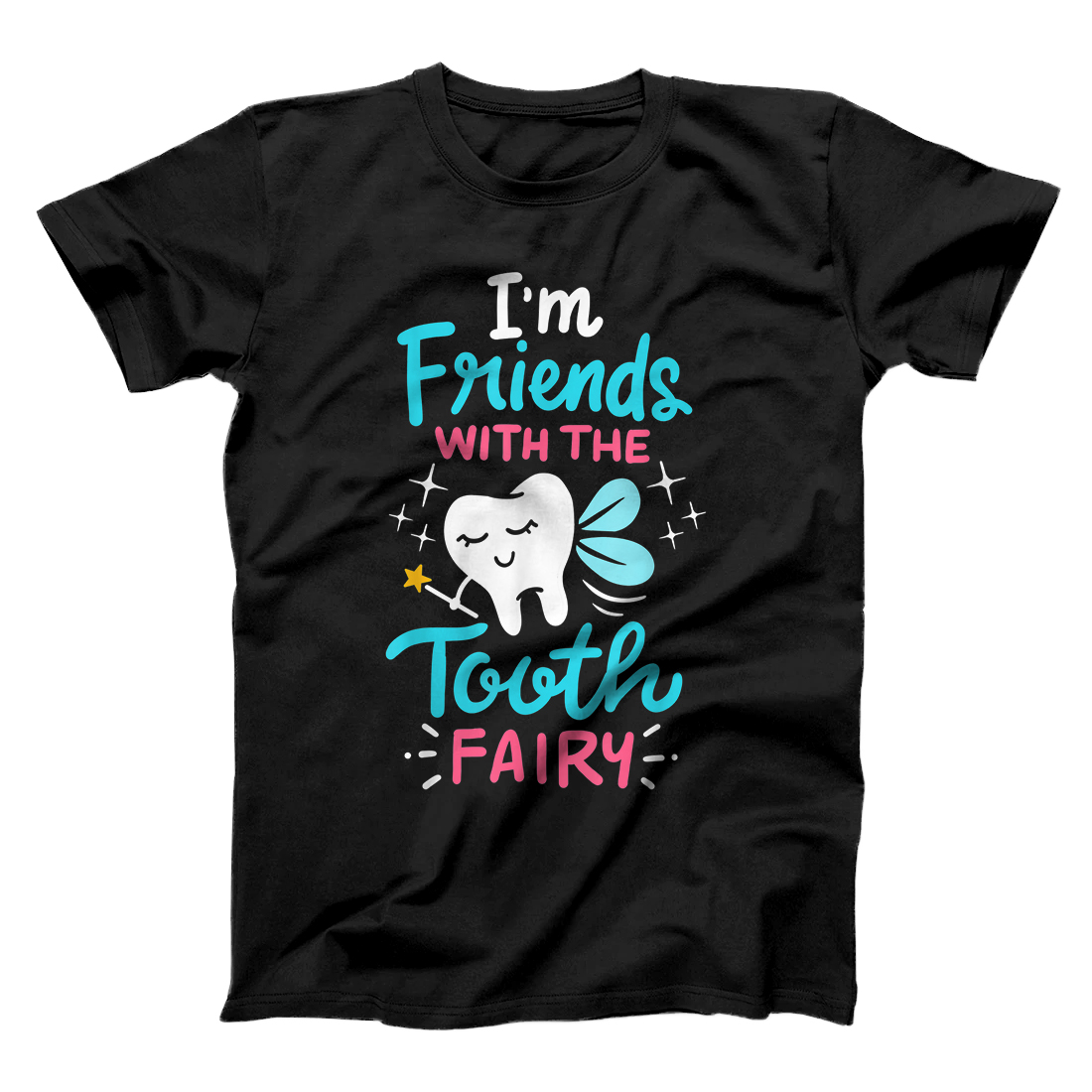 Personalized Tooth Fairy Pediatric Dentist Dental Assistant Hygienist T-Shirt