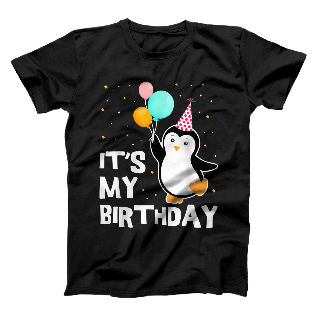 Personalized Penguin Birthday Gift It's My Birthday T-Shirt