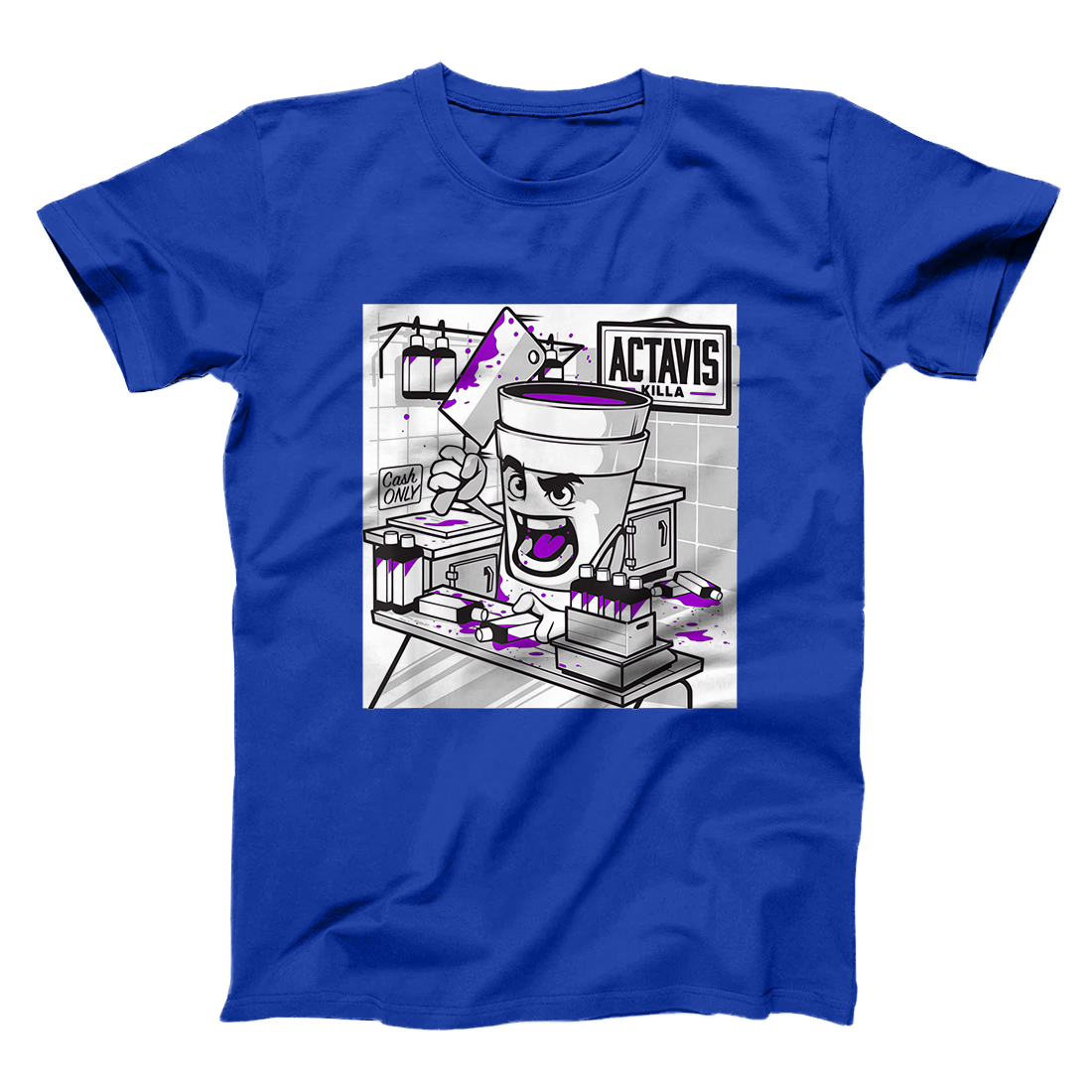 Personalized Codeine Lean Double Cup Styrofoam Purple Drank Cough Syrup