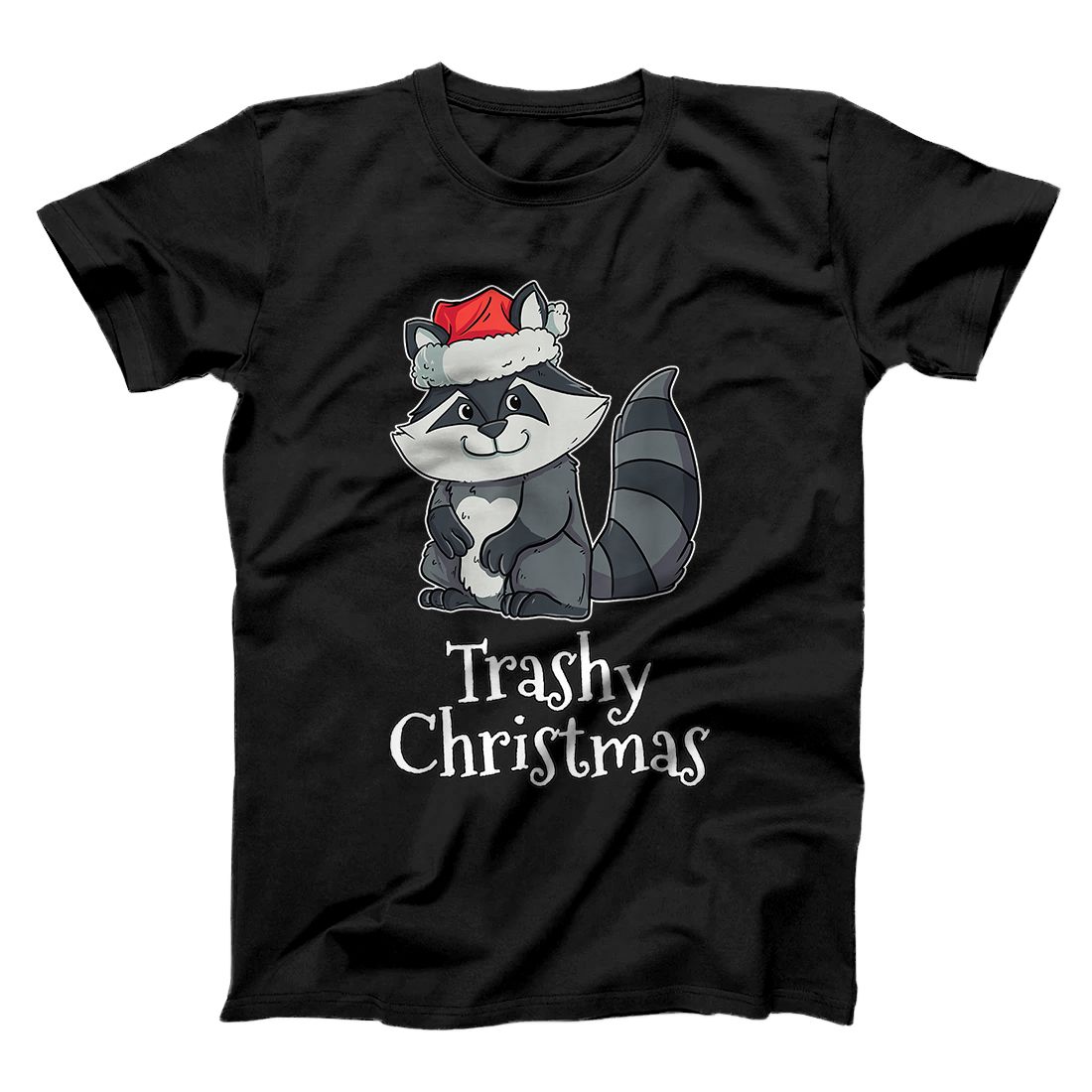 Personalized Trashy Christmas Merry Christmas Trash Panda Gift Raccoon T-Shirt