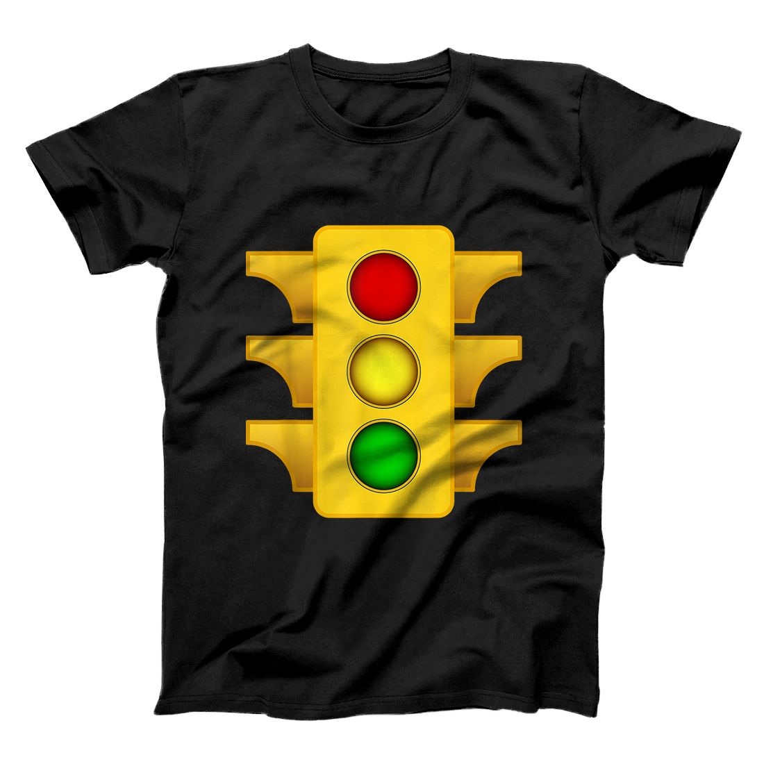 Personalized Halloween Costume Traffic Light funny simple road sign T-Shirt