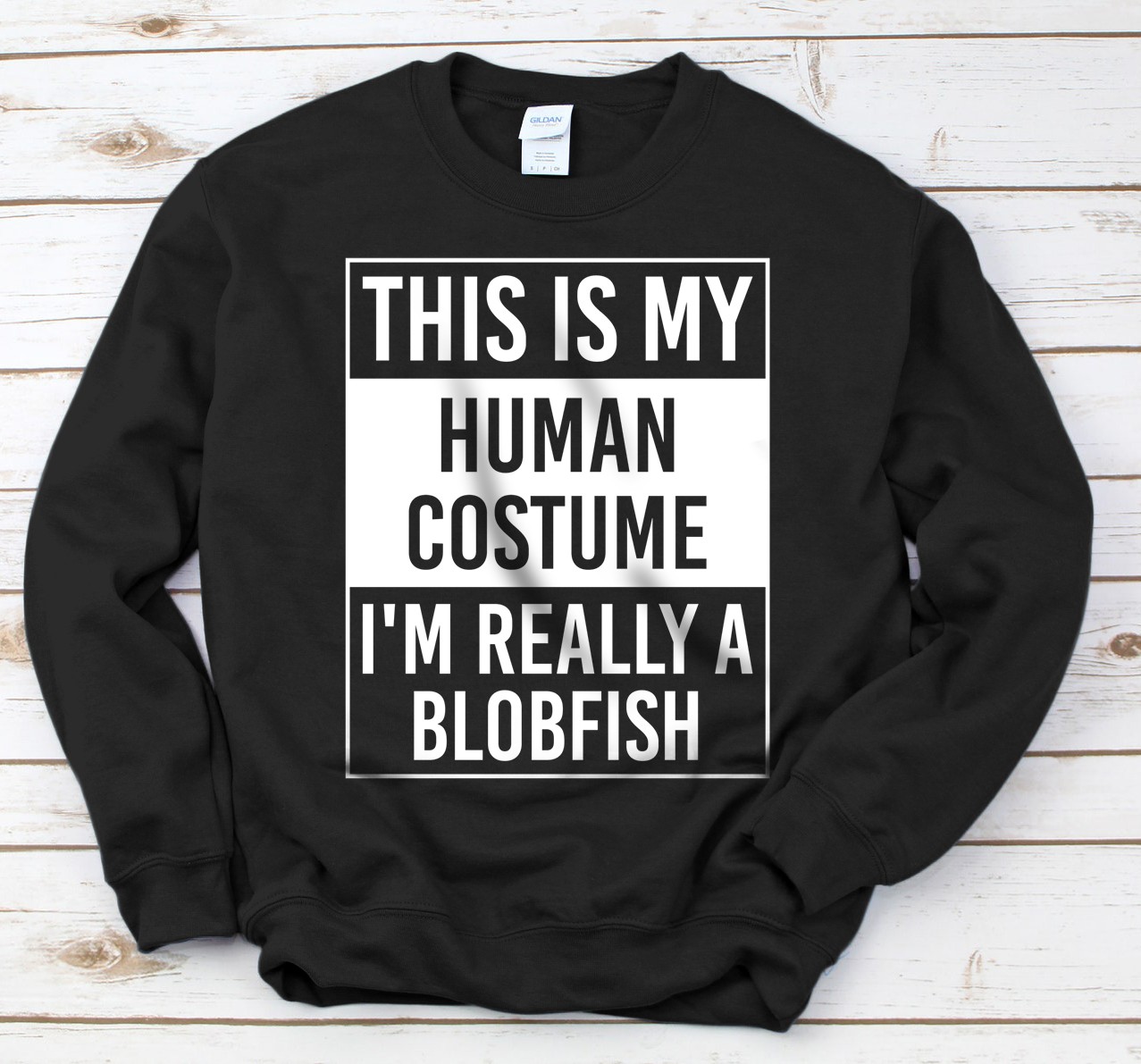 Personalized I'm Really Blobfish Funny Christmas Gift design Sweatshirt