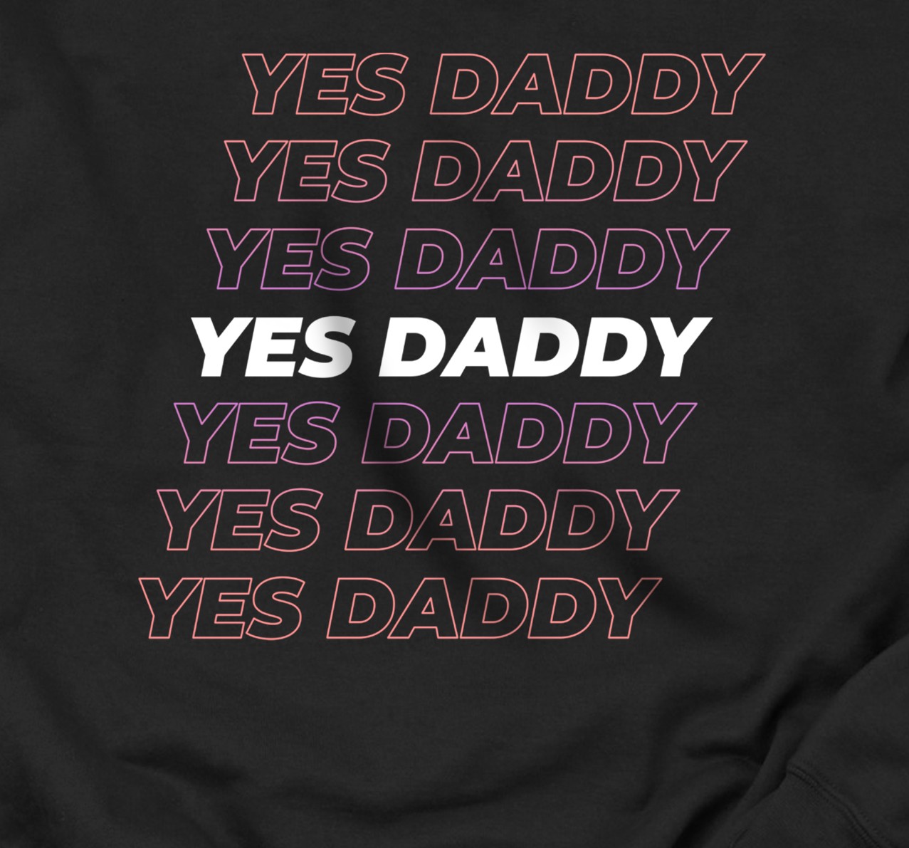 Personalized DDLG Baby Girl BDSM Age Play Yes Daddy Sweatshirt - All Star  Shirt