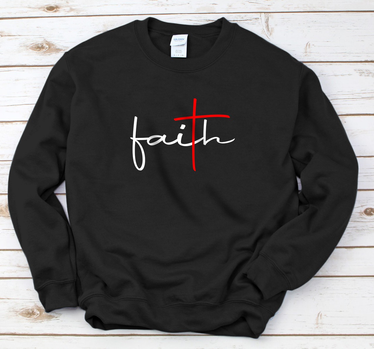 Personalized Faith Shirt Christian Church Gathering Sweatshirt