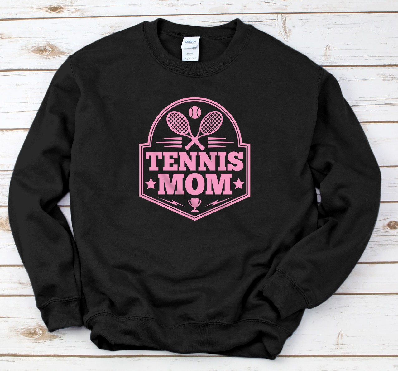Personalized Tennis Mom Funny Retro Style Tennis Player Christmas Gift Sweatshirt