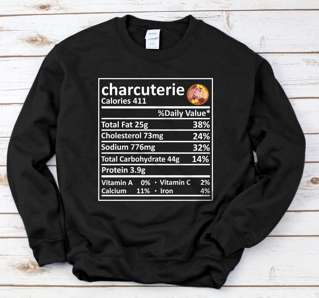 Personalized Charcuterie Nutrition Family Matching Funny Thanksgiving Sweatshirt