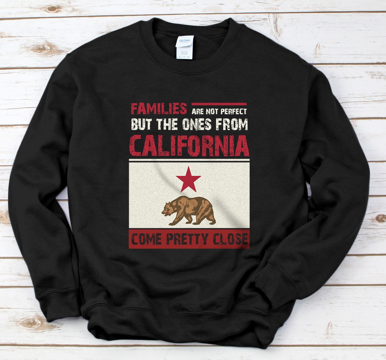 Personalized Californian Families, Ideal Gift for the whole Family Sweatshirt