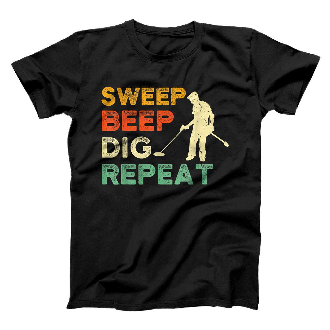 Personalized Cool Metal Detecting Gifts Detectorist Metal Detector Gifts T-Shirt