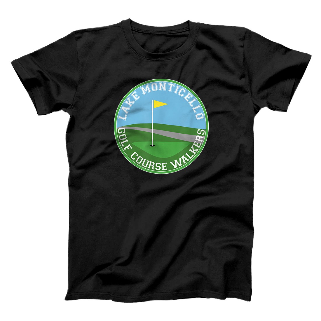 Personalized Lake Monticello Golf Course Walkers T-Shirt
