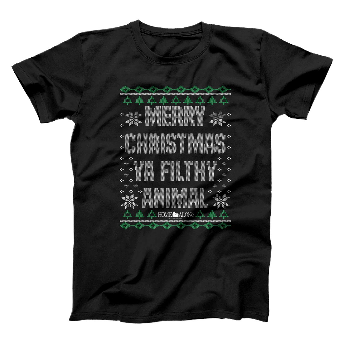 Personalized Home Alone Merry Christmas Ya Filthy Animal Ugly Sweater Premium T-Shirt