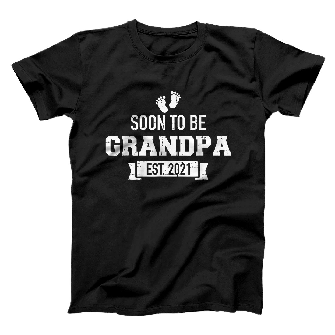 Personalized Soon to be Grandpa 2021 T-Shirt