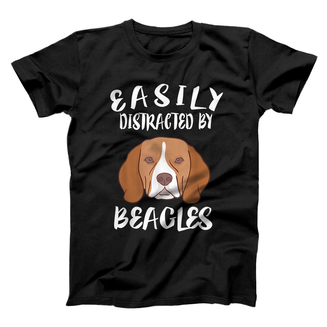 Personalized Easily Distracted By Beagles Dog Animal T-Shirt