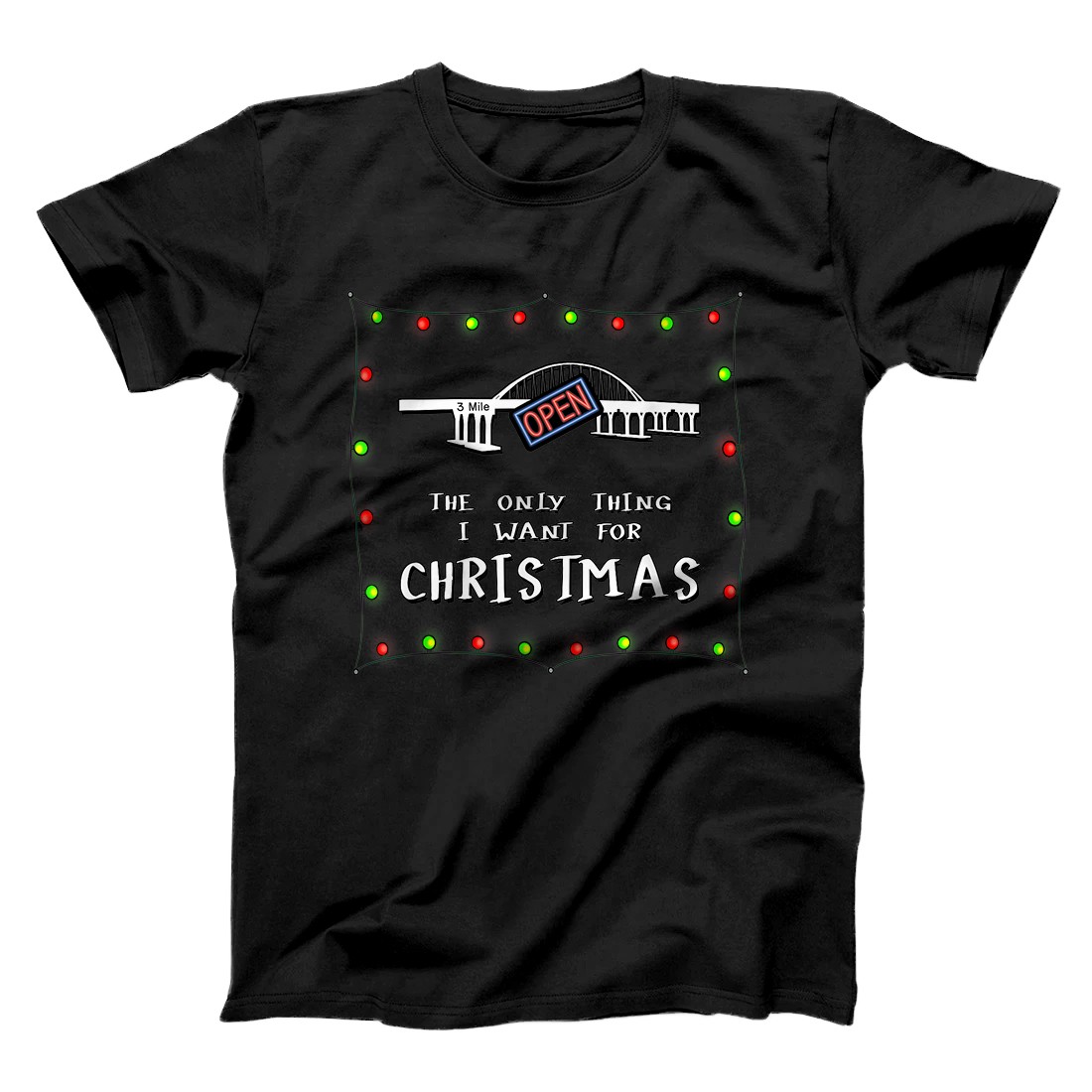 Personalized The Only Thing I Want For Christmas T-Shirt