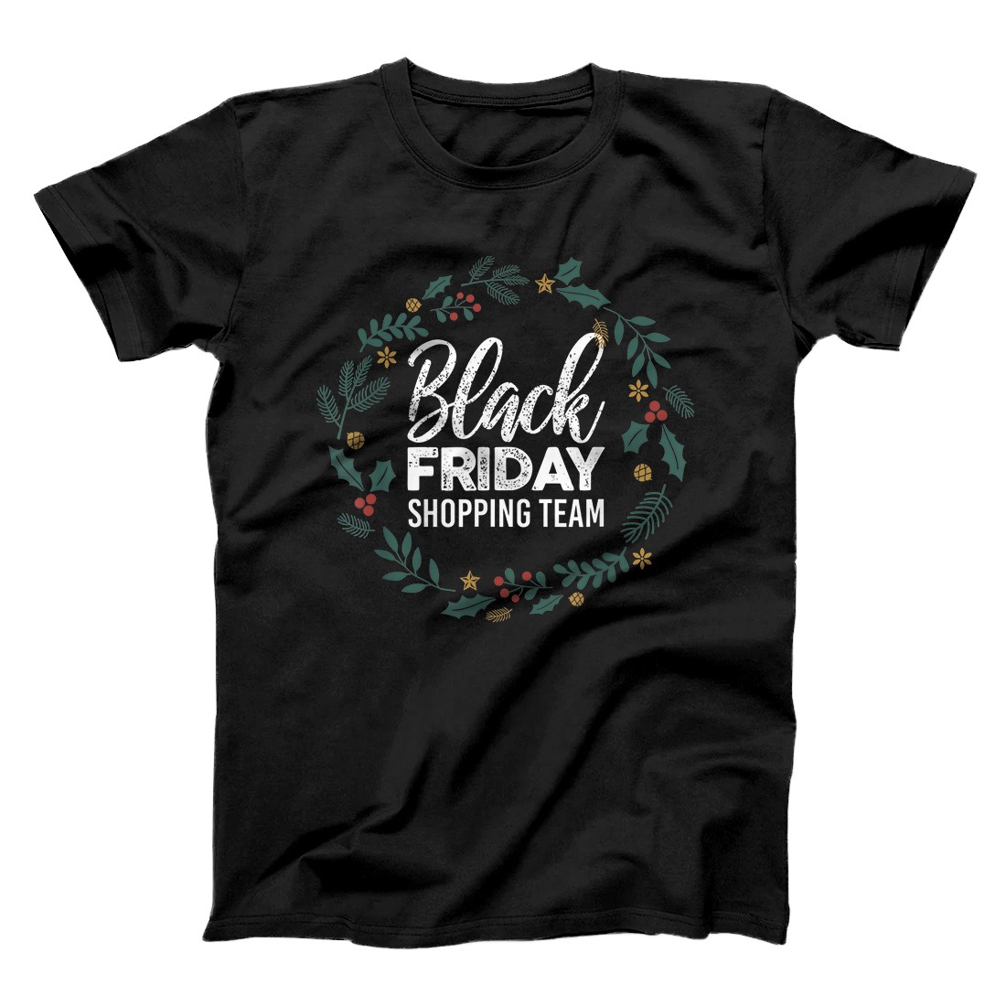 Personalized Black Friday Shopping Team Christmas T-shirt T-Shirt