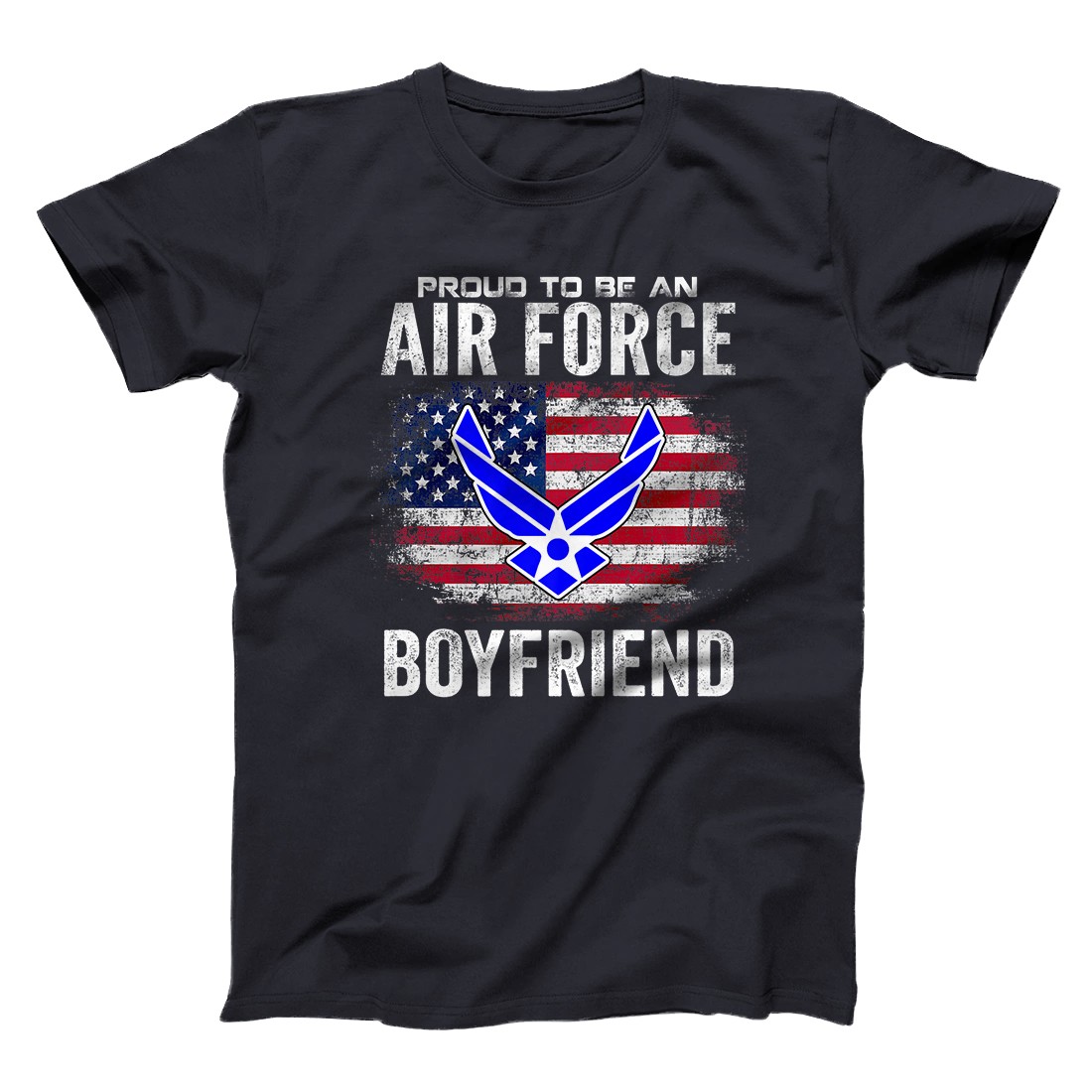 Personalized Proud To Be An Air Force Boyfriend With American Flag Gift ...