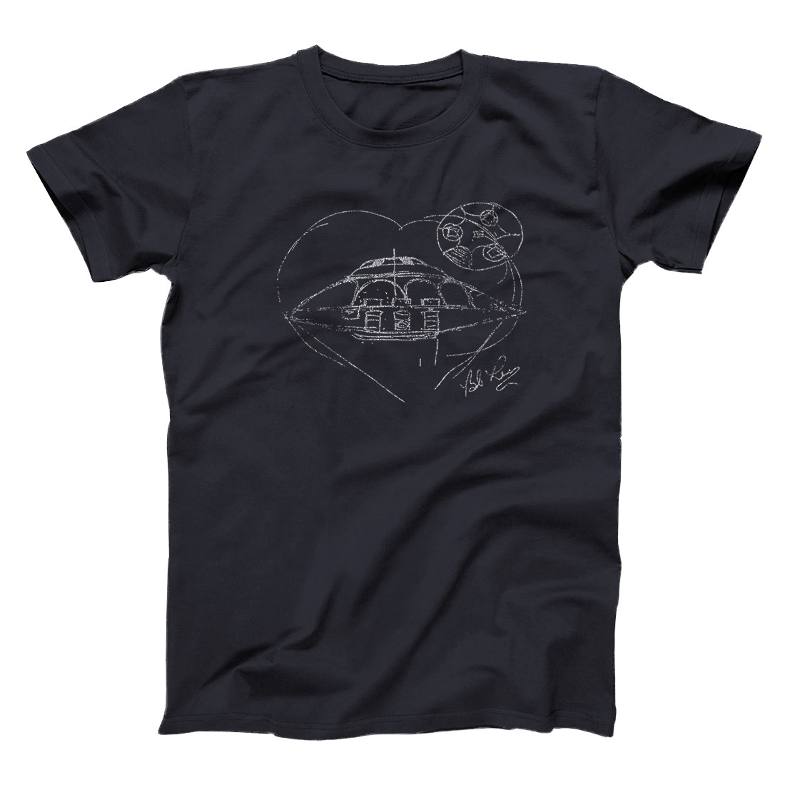 Bob Lazar UFO sketch Area 51 S-4 Premium T-Shirt - All Star Shirt