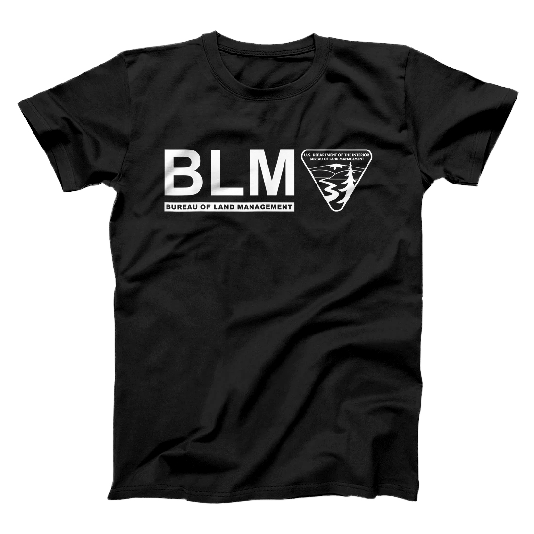 Personalized The Original BLM -- Bureau of Land Management (White) T-Shirt