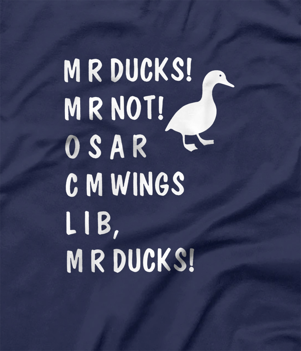 mr ducks poem t shirts