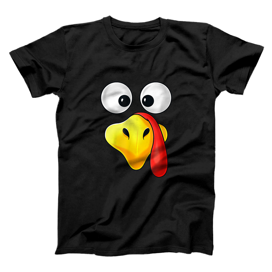 Personalized Thanksgiving Day Turkey Face Funny Boys Girls Kids Gift T-Shirt